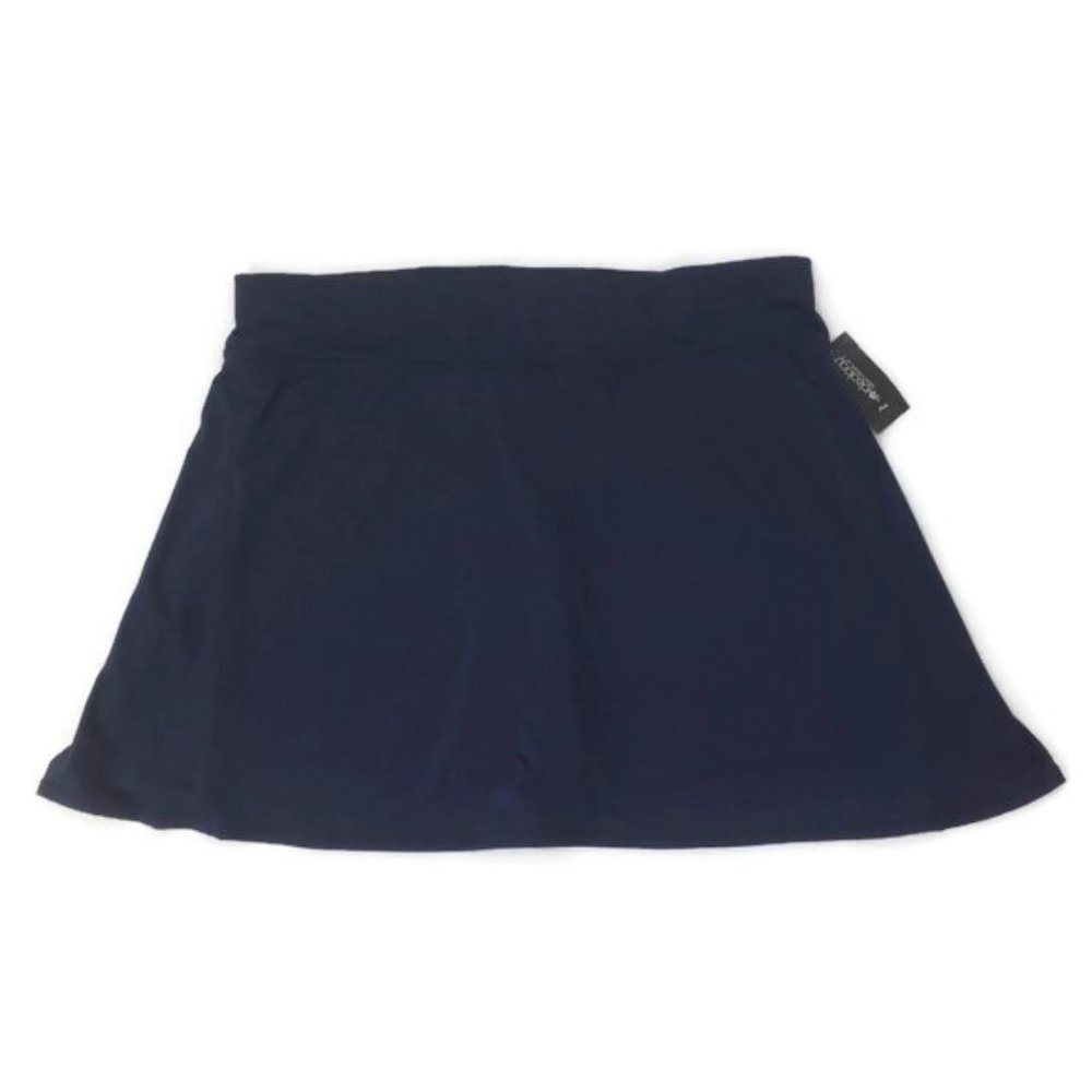 Ideology Navy Blue Fitness Tennis Skort Plus Size Women's 1X